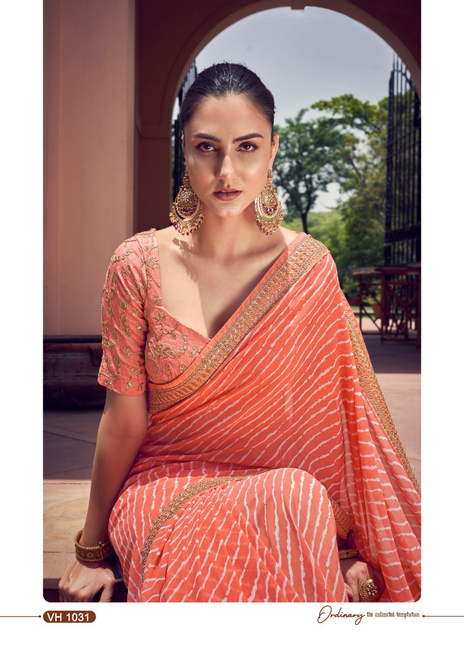 Stavan Vihana 3 Regular Wear Printed Designer Georgette Saree Collection